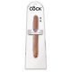 Double Dong Slim Double Dildo King Cock – Couleur : Beige
